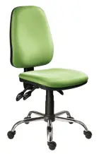 333 ASYN/CR židle kancelářská, koženka SK 11 - koženka zelinkavá